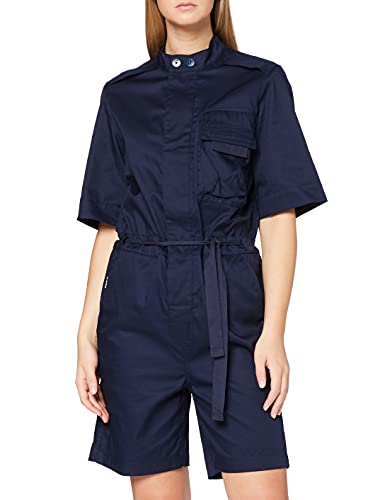G-STAR RAW Damen Workwear Playsuit, Blau (warm sartho D19663-A504-C423), L von G-STAR RAW