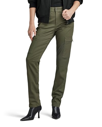 G-STAR RAW Damen Skinny Cargo Hose, Grün (dk shamrock D22890-C105-7159), 27W / 32L von G-STAR RAW