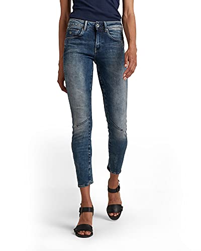 G-STAR RAW Damen Arc 3D Skinny Jeans, Blau (medium aged D05477-8968-071), 32W / 32L von G-STAR RAW