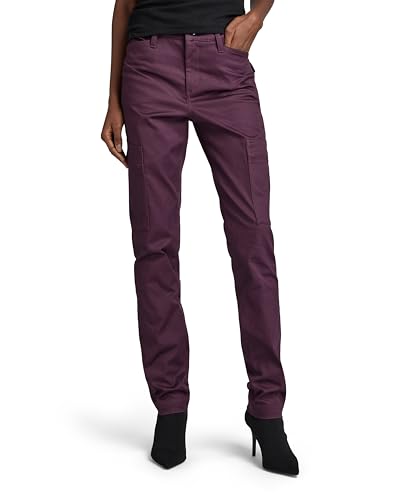 G-Star RAW Damen Slim Cargohose, Purpur (lt Maze D23572-C072-8880), 29W / 30L von G-STAR