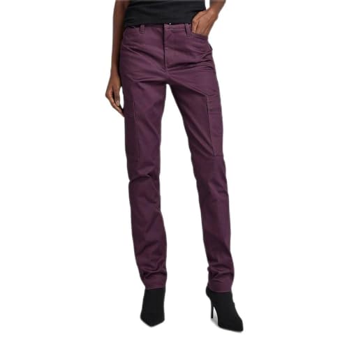 G-Star RAW Damen Slim Cargohose, Purpur (lt Maze D23572-C072-8880), 29W / 30L von G-STAR