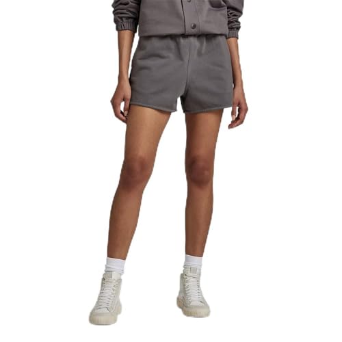 G-STAR RAW Damen Sport Shorts, Grau (granite D23188-D284-1468), L von G-STAR RAW