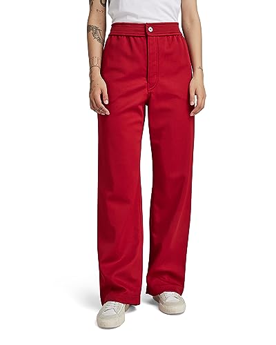 G-STAR RAW Damen Stray track sw pant wmn, Rot (dk flame D23992-D429-8050), M von G-STAR RAW