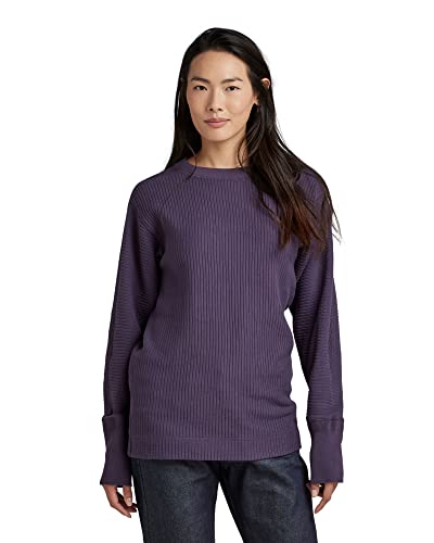 G-STAR RAW Damen Swedish Army Sweatshirt, Purpur (carbonne purple D22735-D283-0013), M von G-STAR RAW