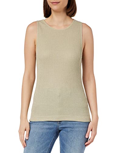 G-STAR RAW Damen Tanktop 3D Rib, Beige (spray green D23093-D276-D606), L von G-STAR RAW