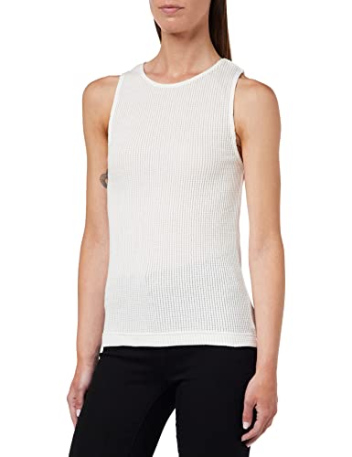 G-STAR RAW Damen Tanktop 3D Rib, Weiß (white D23093-D276-110), L von G-STAR RAW