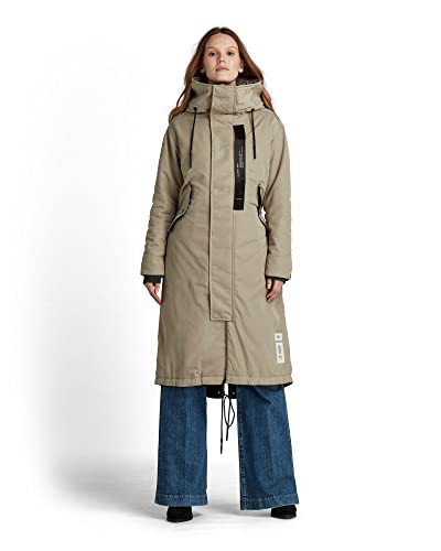 G-STAR RAW Damen Transitional Parka, Braun (light toggee D20568-C935-C626), XS von G-STAR RAW