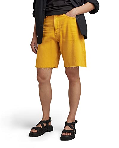 G-STAR RAW Damen Type 89 Bermuda Shorts, Gelb (dull yellow gd D21434-D300-D849), 24 von G-STAR RAW