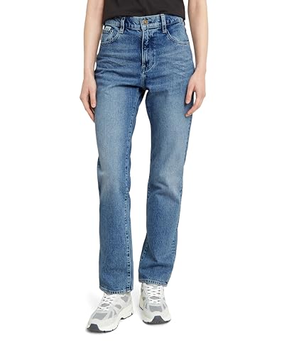 G-Star Raw Damen Viktoria High Straight Jeans, Blau (Sun Faded Paradiso Blue D23959-D434-G330), 28W / 30L von G-Star Raw