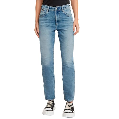 G-Star Raw Damen Viktoria High Straight Jeans, Blau (Vintage Olympic Blue D23959-D503-D905), 30W / 34L von G-Star Raw