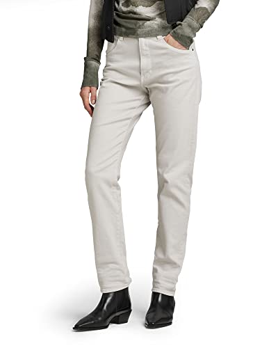 G-STAR RAW Damen Virjinya Slim Jeans, Beige (whitebait D21078-C669-1603), 29W / 34L von G-STAR RAW