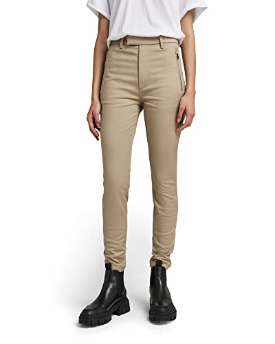 G-STAR RAW Damen Weld High Skinny Chino, Beige (tree house D19141-C105-C941), 24W / 32L von G-STAR RAW