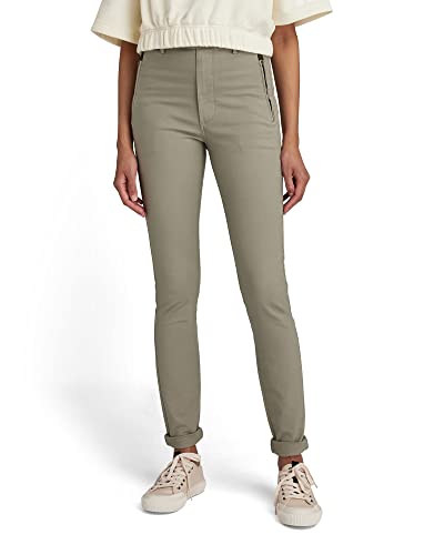 G-STAR RAW Damen Weld High Skinny Chino, Grün (shamrock gd D19141-D121-B681), 25W / 32L von G-STAR RAW