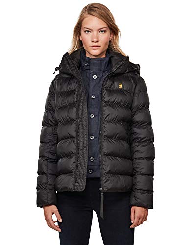 G-STAR RAW Damen Whistler hdd puffer Wmn SKINNY FIT Jacket, Dk Black B958-6484, XL von G-STAR RAW