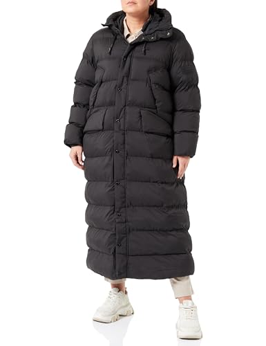 G-STAR RAW Damen Whistler Long Puffer wmn, Schwarz (dk black D23537-D199-6484), M von G-STAR RAW