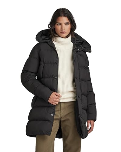 G-STAR RAW Damen Whistler Parka Puffer wmn, Schwarz (dk black D23535-D199-6484), XXL von G-STAR RAW