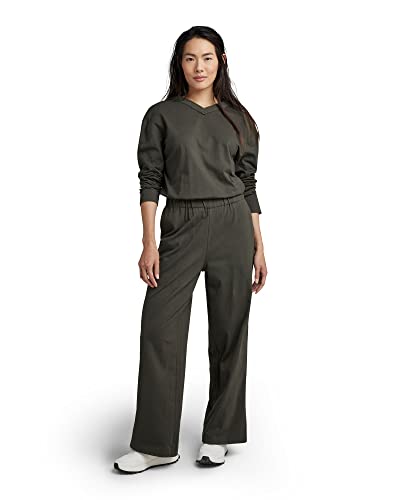 G-STAR RAW Damen Wide Leg Jumpsuit, Grau (asfalt D22245-B771-995), XS von G-STAR RAW