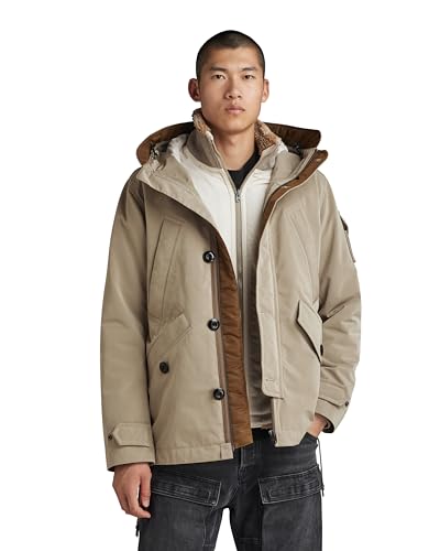 G-Star RAW Herren 2-in-1 Adaptable Vodan Jkt, Grau (elephant skin D22521-C408-G106), XL von G-Star
