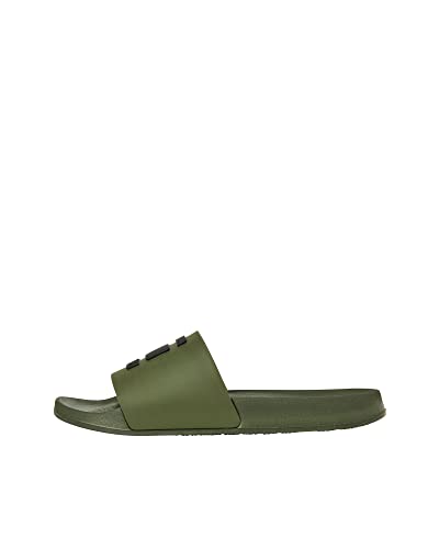 G-STAR RAW Herren 2142 026202 Cart Iii Tnl Slipper, Mehrfarbig Combat Black C876, 45 EU von G-STAR RAW