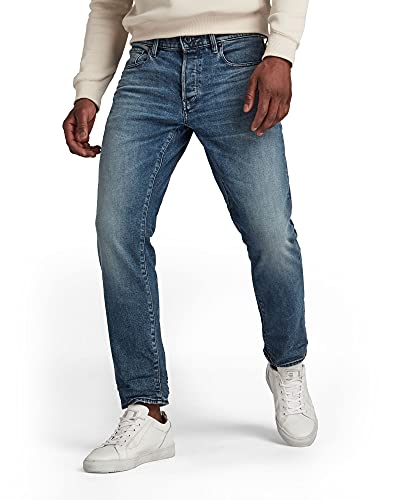 G-STAR RAW Herren 3301 Regular Tapered Jeans, Blau (faded cascade 51003-C052-C606), 28W / 32L von G-STAR RAW