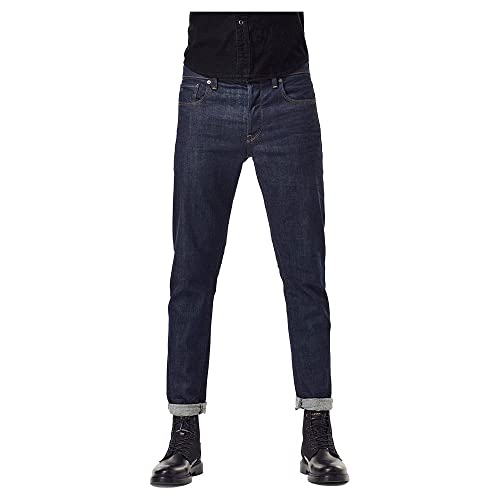 G-STAR RAW Herren 3301 Slim Fit Jeans, Blau (3d raw denim 51001-B767-1241), 31W / 32L von G-STAR RAW