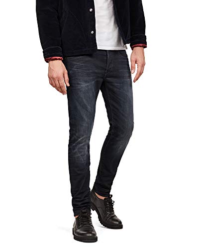 G-STAR RAW Herren 3301 Slim Fit Jeans, Blau (dk aged 51001-8466-89), 28W / 32L von G-STAR RAW