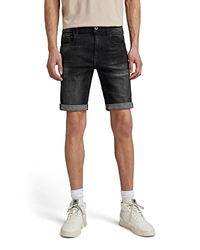 G-STAR RAW Herren 3301 Slim Short, Mehrfarben (medium aged grey D10481-A634-9887), 28 von G-STAR RAW