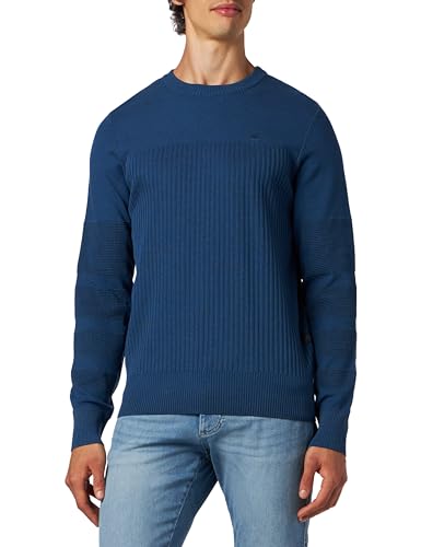 G-STAR RAW Herren 3D Biker knit, Mehrfarben (ballpen blue/rank blue D23521-C259-G157), M von G-STAR RAW