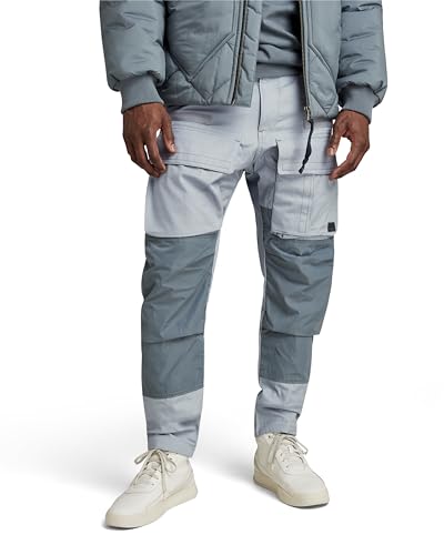 G-STAR RAW Herren 3D Regular Tapered Cargohose, Grau (dim grey D23636-D384-3885), 32W / 34L von G-STAR RAW