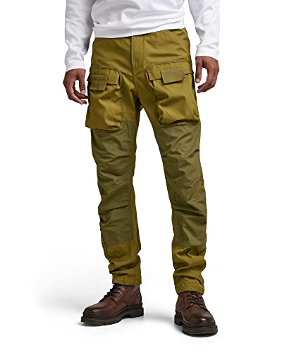 G-STAR RAW Herren 3D Regular Tapered Cargohose, Grün (smoke olive D19756-D384-B212), 30W / 30L von G-STAR RAW