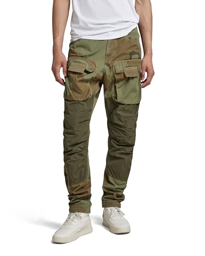 G-STAR RAW Herren 3D Regular Tapered Cargohose, Mehrfarben (smoke olive desert camo D19756-D386-D936), 31W / 34L von G-STAR RAW