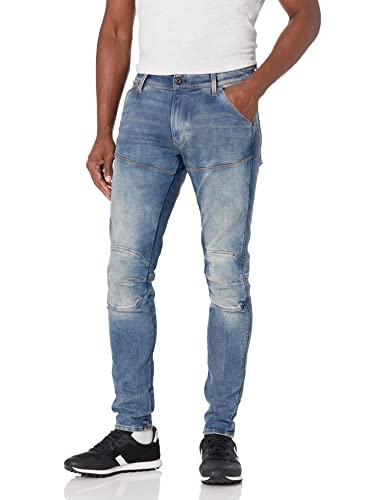 G-Star Raw Herren 5620 3D Skinny Fit Jeans, Blau (Medium Aged), 34W / 32L von G-STAR RAW