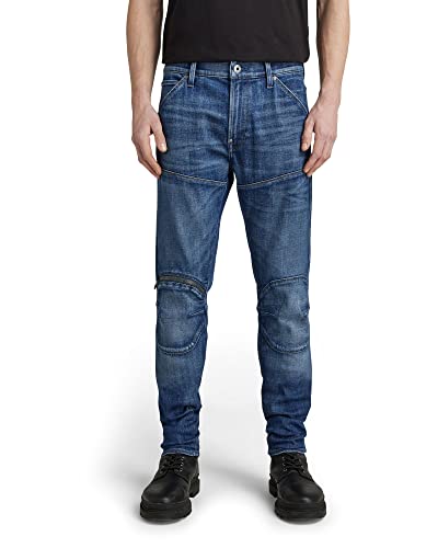 G-STAR RAW Herren 5620 3D Zip Knee Skinny Jeans, Blau (faded water D01252-C051-D336), 27W / 30L von G-STAR RAW