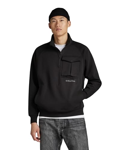 G-Star RAW Herren Anorak Loose Sweatshirt, Schwarz (dk Black D23893-D425-6484), L von G-STAR
