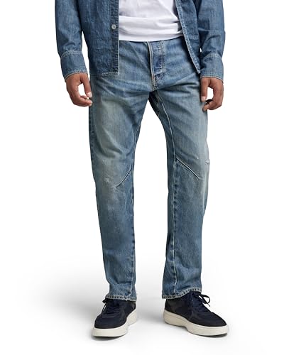 G-STAR RAW Herren Arc 3D Jeans, Blau (antique faded niagara destroyed D22051-D315-D886), 36W / 32L von G-STAR RAW