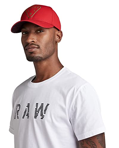 G-STAR RAW Herren Artwork Original Baseball Cap, Rot (acid red D23084-C693-A911), PC von G-STAR RAW