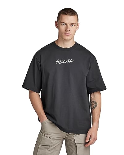 G-STAR RAW Herren Autograph boxy r t, Grau (shadow D23725-C784-992), S von G-STAR RAW