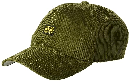 G-STAR RAW Herren Avernus Original Denim Baseball Cap, Grün (dark olive D22315-D405-C744), PC von G-STAR RAW