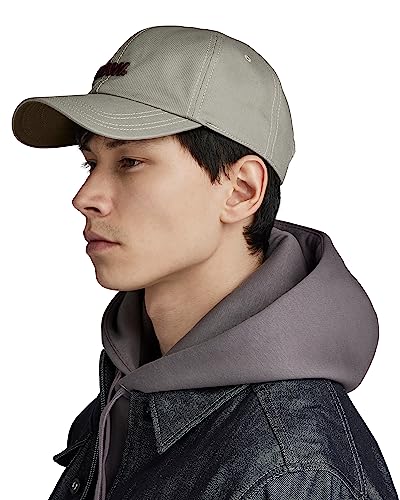 G-STAR RAW Herren Avernus RAW Artwork Baseball Cap, Grau (elephant skin D22308-D190-G106), PC von G-STAR RAW