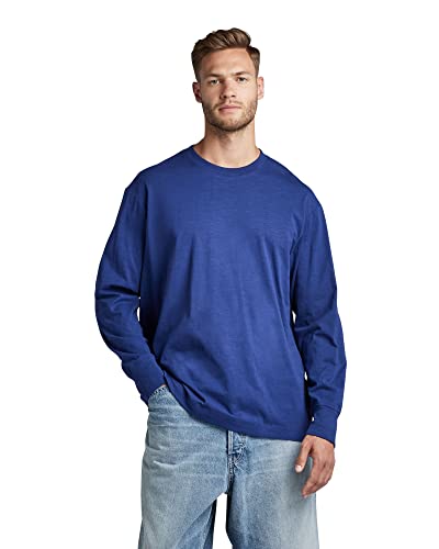 G-STAR RAW Herren Back Graphic Boxy T-Shirt, Blau (ballpen blue D22822-B255-1822), XL von G-STAR RAW