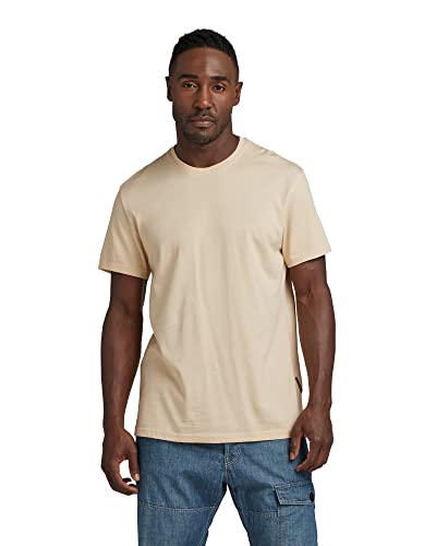 G-Star RAW Herren Back Graphic RAW T-Shirt, Beige (postbag D23160-336-1868), S von G-Star