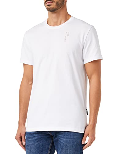 G-STAR RAW Herren Back Graphic Text T-Shirt, Weiß (white D23161-C336-110), L von G-STAR RAW