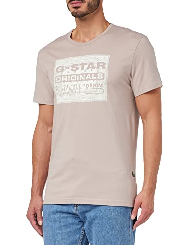 G-STAR RAW Herren Bandana T-Shirt, Purpur (dumic D23158-336-5788), S von G-STAR RAW