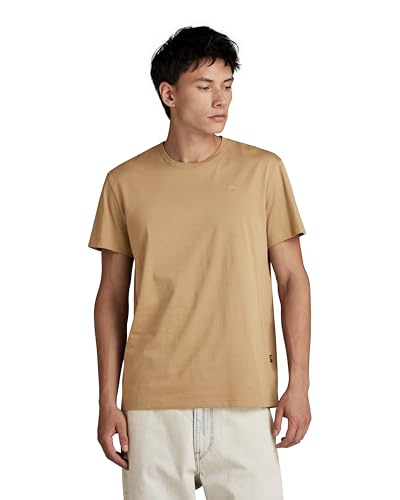 G-STAR RAW Herren Base-S T-Shirt, Beige (safari D16411-336-B444), L von G-STAR RAW