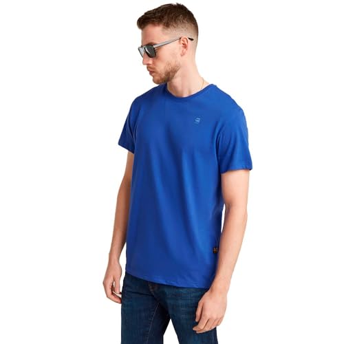 G-Star RAW Herren Base-S T-Shirt, Blau (Radar Blue D16411-336-1474), L von G-STAR RAW