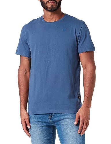 G-STAR RAW Herren Base-S T-Shirt, Blau (rank blue D16411-336-868), M von G-STAR RAW