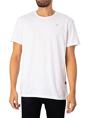 G-STAR RAW Herren Base-S T-Shirt, Weiß (white D16411-336-110), XL von G-STAR RAW