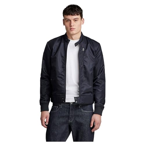 G-STAR RAW Herren Biker Jacke, Blau (salute D24281-C143-C742), L von G-STAR RAW