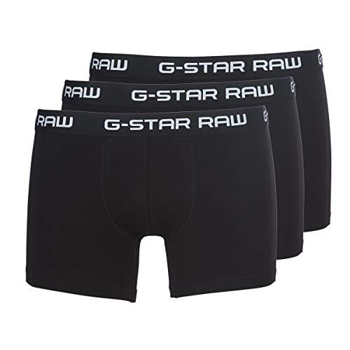 G-STAR RAW Herren Classic Trunks 3-Pack, Schwarz (black/black/black D03359-2058-4248), L von G-STAR RAW