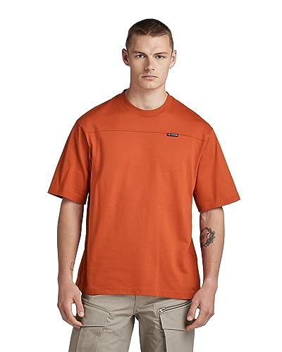 G-STAR RAW Herren Boxy Base 2.0 T-Shirt, Orange (rooibos tea D23726-C336-G052), M von G-STAR RAW
